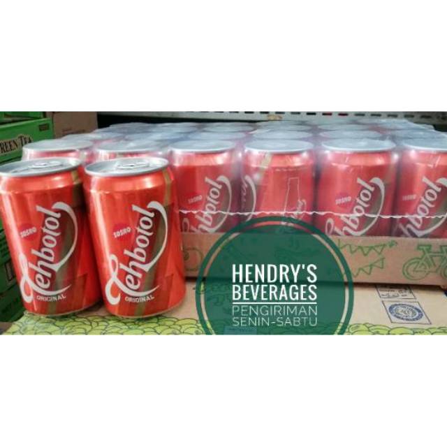 Teh botol sosro kaleng 1karton isi 24pcs