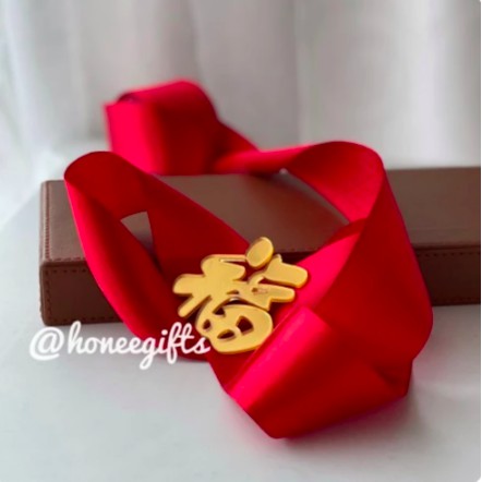 

Acrilyc Fu hampers imlek gold akrilik cake topper hiasan kado goodie bag gift wrap dekorasi kue