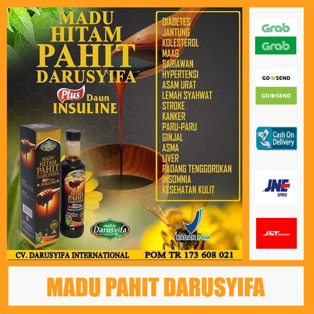 Madu Pahit Darusyifa - Madu Pahit plus Insulin - Madu Pahit Plus Propolis