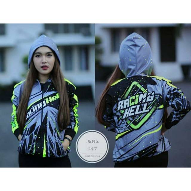 JAKET RACING HELL UNISEX BONUS STIKER