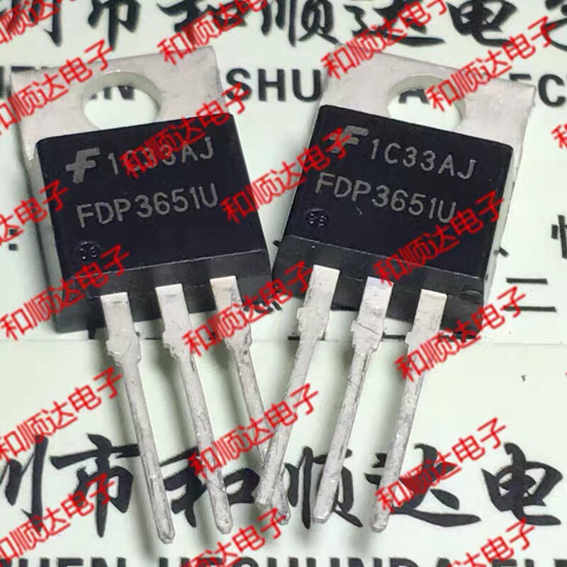 6pcs FDP3651U 80A 100V jaminan kualitas transistor pengendali kendaraan listrik asli