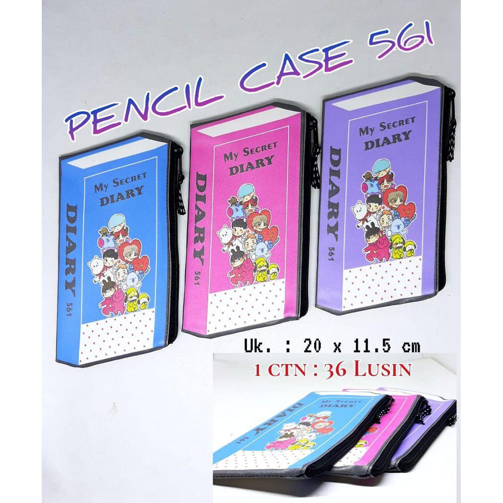 

AS888 - KOTAK PENSIL RESLETING / TEMPAT PENSIL / PENCIL CASE SHINTOENG MOTIF 3D ST561