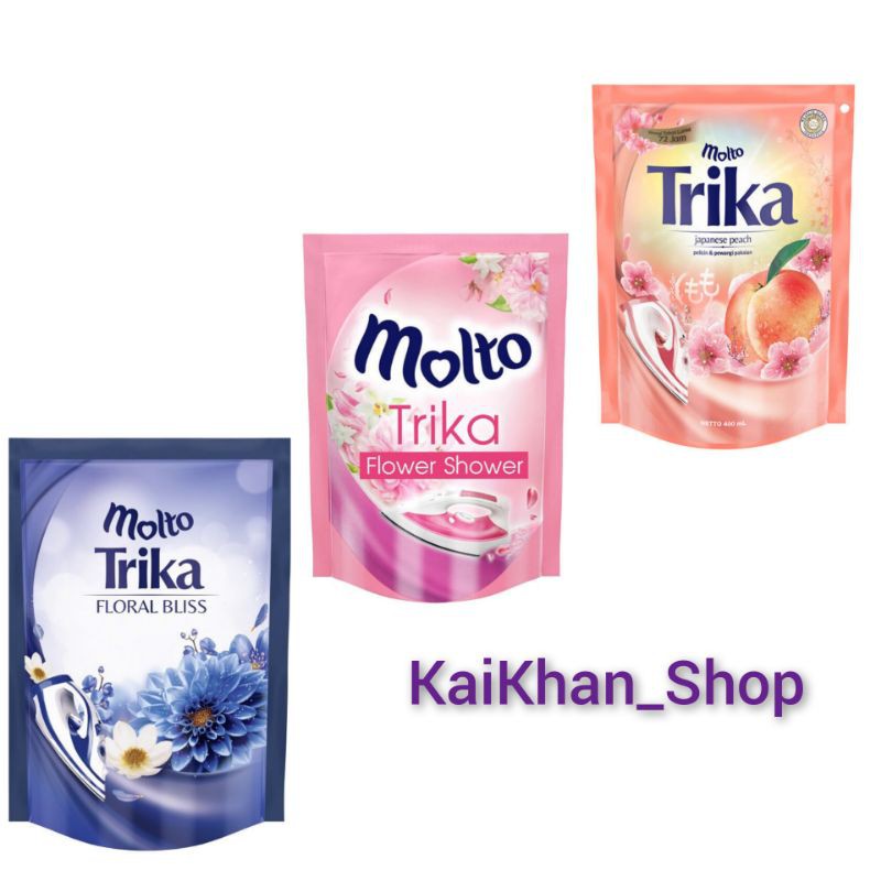 MOLTO Trika Pewangi Pakaian [ Pouch 400ml ]