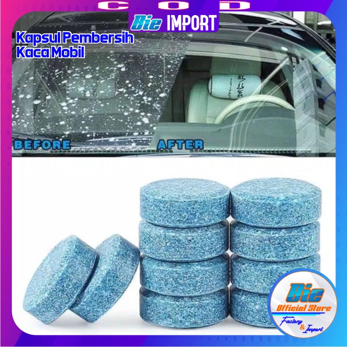 Pembersih Kaca Mobil Wipper Air  Blue Tablet Impor Best Seller