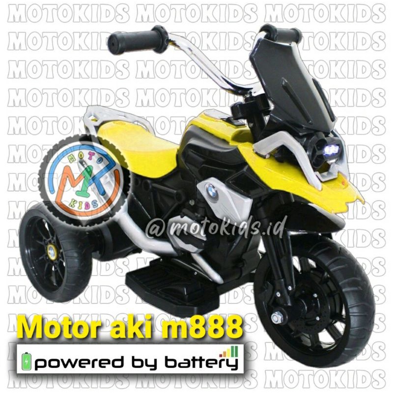 [EKA JAYA SEPEDA] Sepeda Motor Aki Anak PMB MOTOR TYPE 888-A m888a (GOWES) 888 (AKI Baterai) Mainan
