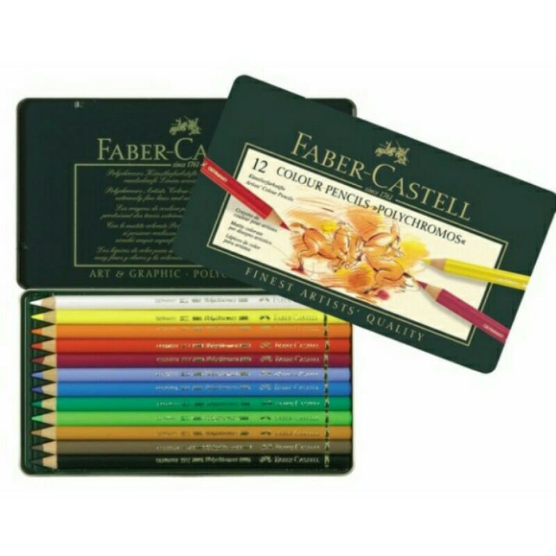 

Faber - Castell Polychromos Pencil 12 Tin