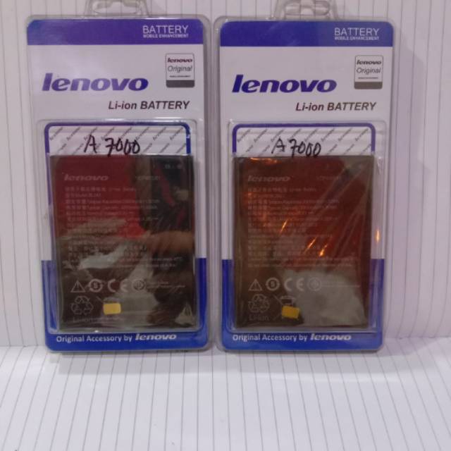 BATERAI LENOVO A7000 ORIGINAL 100%