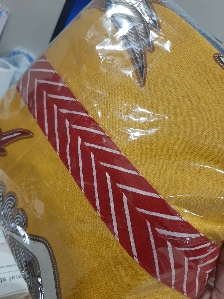 Batik Parisya - Blue Owl  B00016, Atasan Batik Wanita Blouse Batik Wanita Trendy