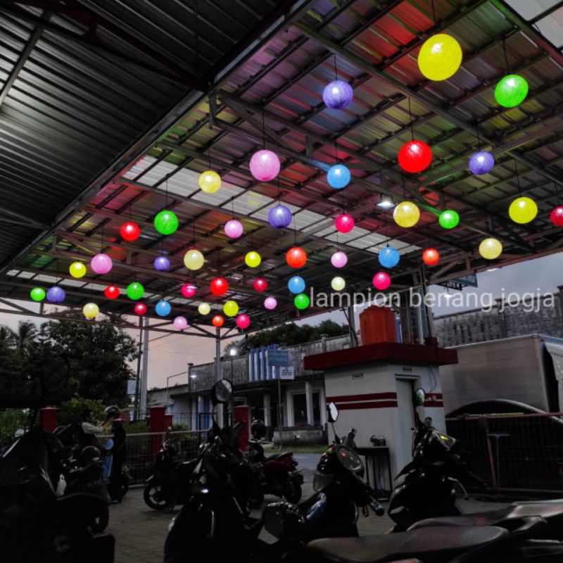 [TERMURAH] 20CM LAMPION BENANG GANTUNG / LAMPION DEKORASI / LAMPION CINA / LAMPION RUANGAN