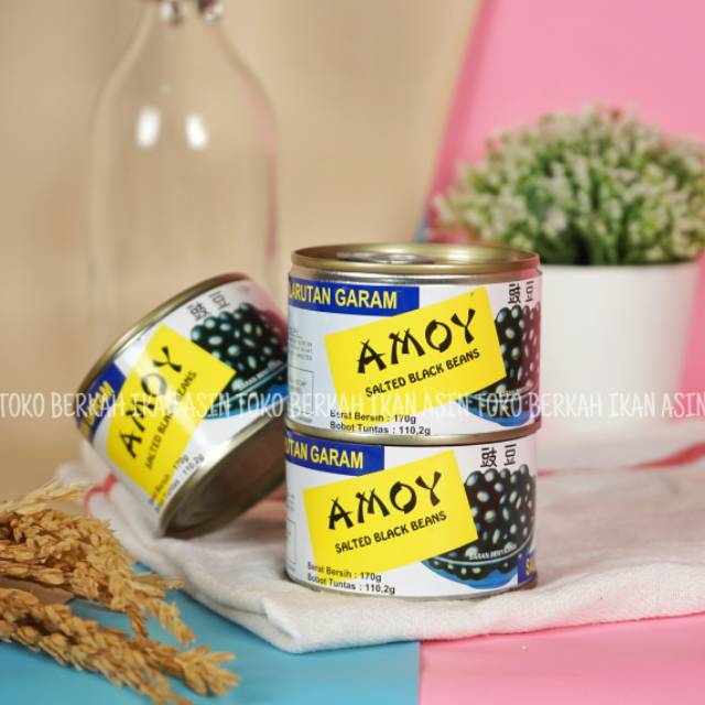 

Amoy Tausi Salted Black Beans 170gr / Kacang Hitam