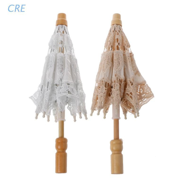 CRE  Newborn Baby Photography Props Lace Umbrella  Infant Studio Shooting Photo Prop