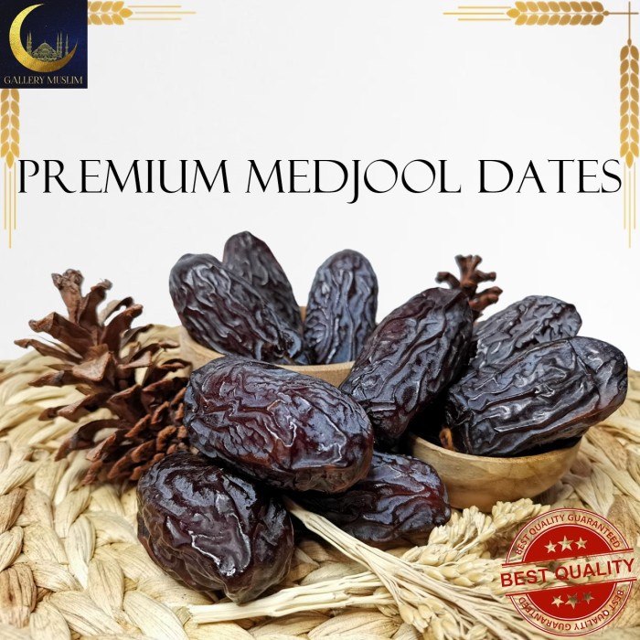 

Kurma Medjool Jumbo - Medjool Dates Grade A+ Medjool Palestine 500Gram