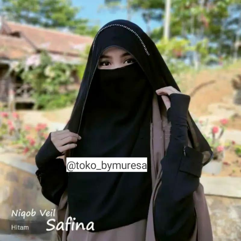 NIQAB BUTTERFLY MANIK /NIQAB PONI 2 LAYER/CADAR LAYER