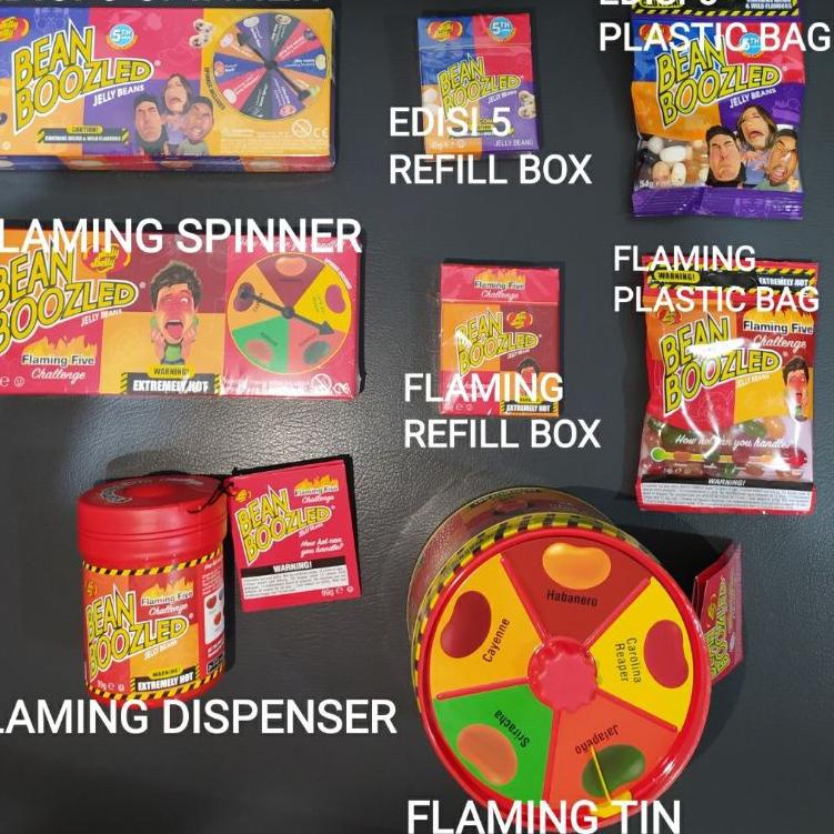 

RP Bean Boozled edisi 5th refill / spinner / permen rasa aneh/Flaming/permen pedas ☑➚ tj