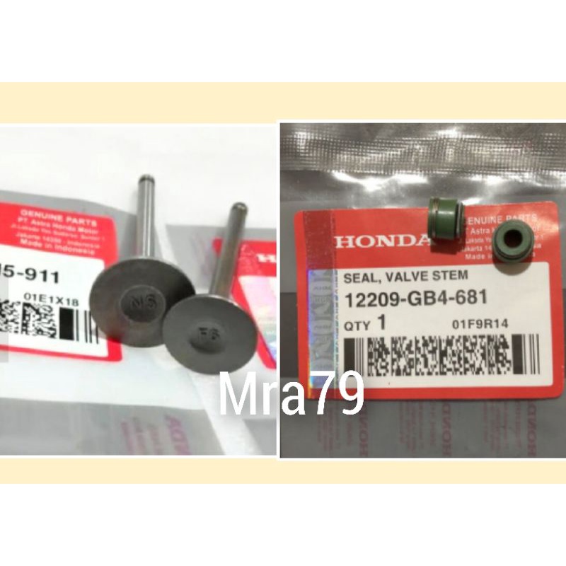 Klep set GN5+Sil klep Grand Astrea Supra X 100. Supra Lama. Supra fit Lama. Supra fit new (ORIGINAL)