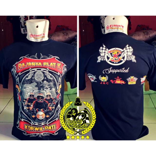 Kaos RX KING " RAJANYA PLAT K KORWIL PATI "
