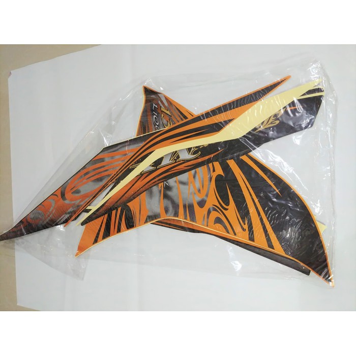 Striker Motor Bodi /  Stiker Bodi & Lis Body & Striping Jupiter Mx 2010 Hitam Emas