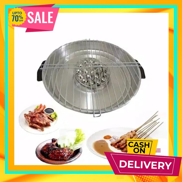 GREEN BOYS - Grill Roaster Pemanggang Serbaguna Pemanggang Sosis Sate Jagung Bakar - Alat Panggang A