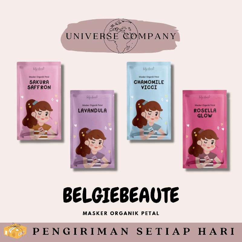 [DISTRI RESMI] MASKER PETAL ORGANIK BY BELGIE BEAUTE