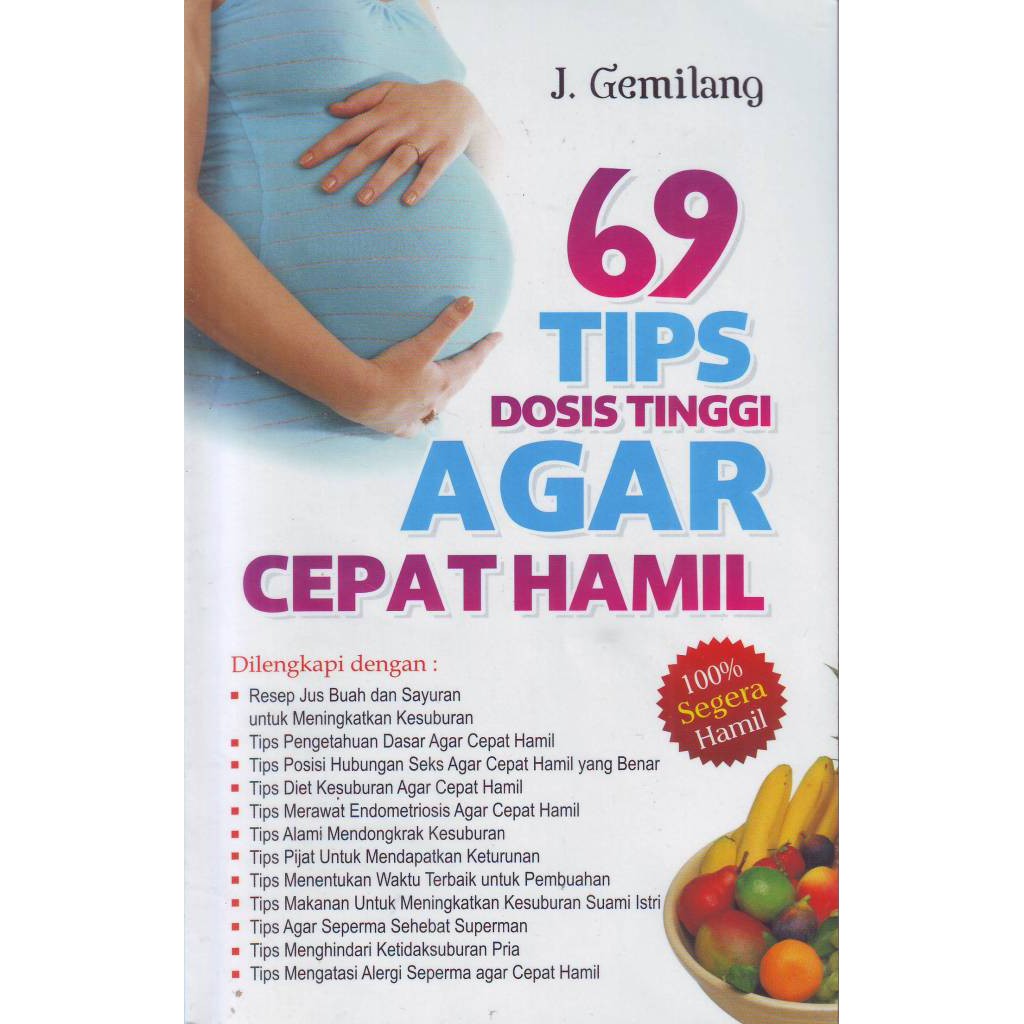 Buku 69 Tips Dosis Tinggi Agar Cepat Hamil Ori Rz Shopee Indonesia