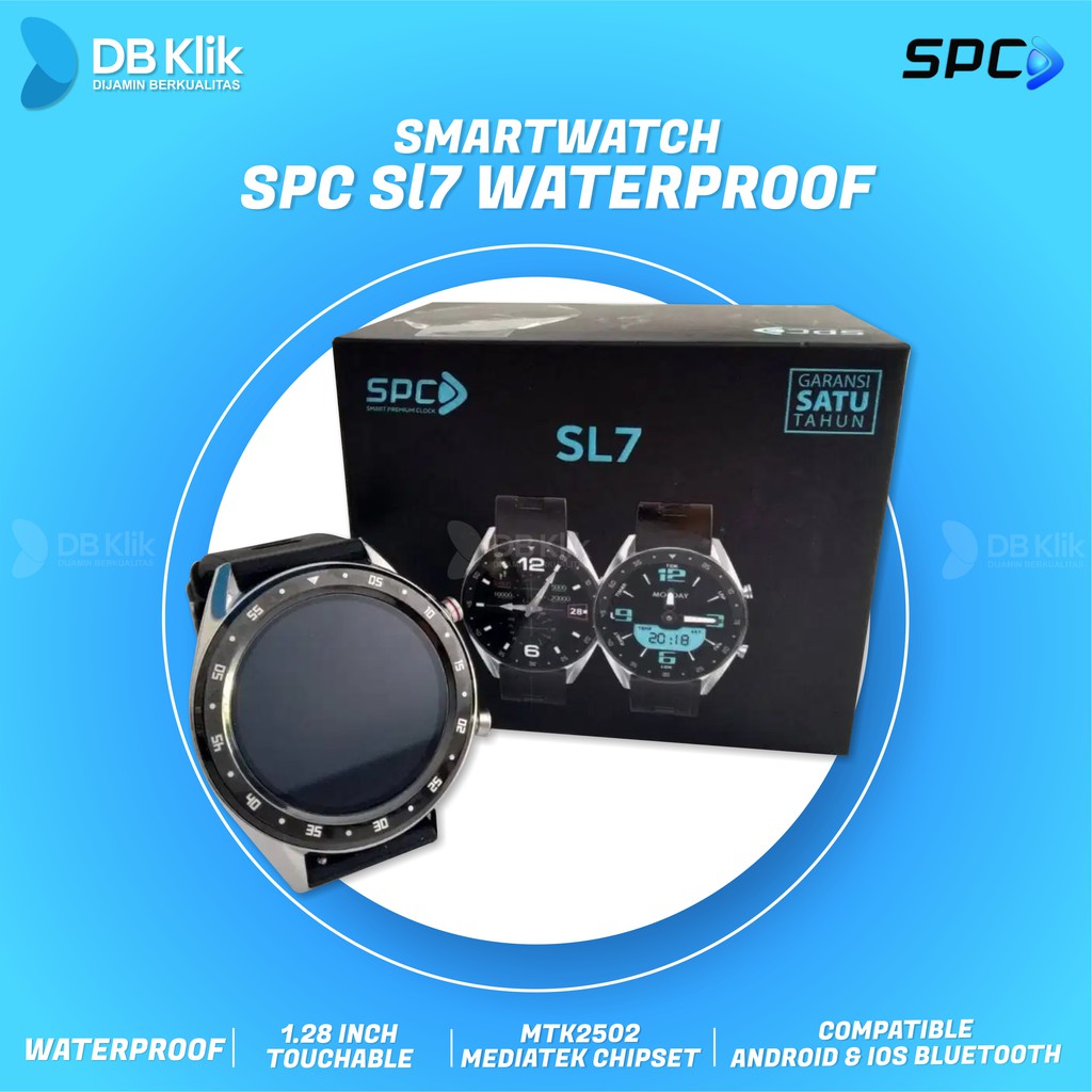 Smartwatch SPC SL7 Waterpoof, Suport android IOS Resmi