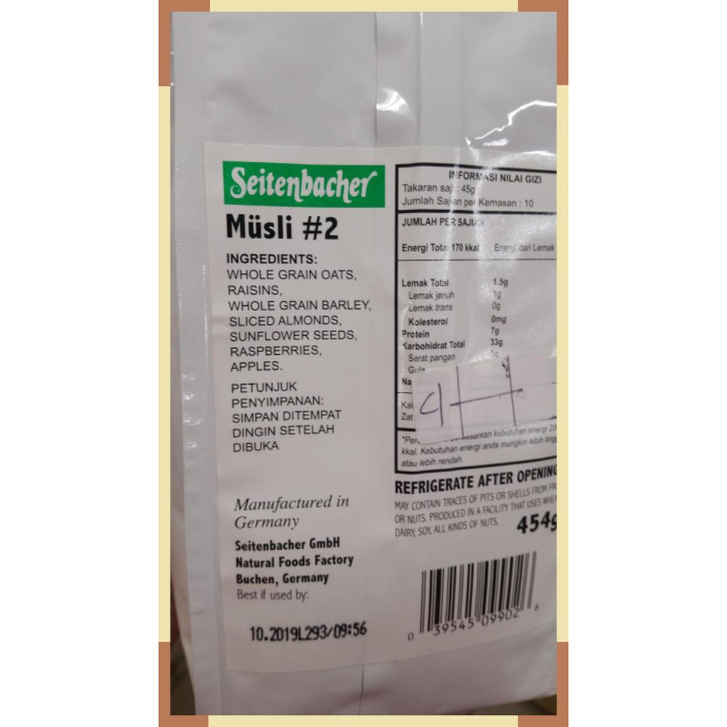 

Seitenbacher | musli #2 | berries temptation | 454 gr | dietary fiber