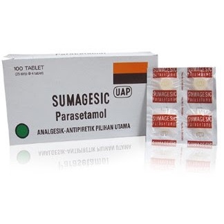 SUMAGESIC BOX Isi 100 Tablet - Obat Demam Parasetamol 25 STRIP Paracetamol