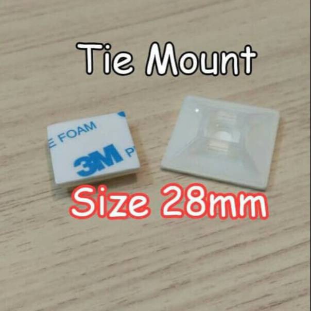 5Pcs tie Mount 3M 28 Tali ikat Ties tie klip kabel