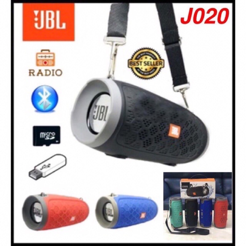 Speaker Jbl Bluetooth Wireless J020 Extere Portable Speaker J