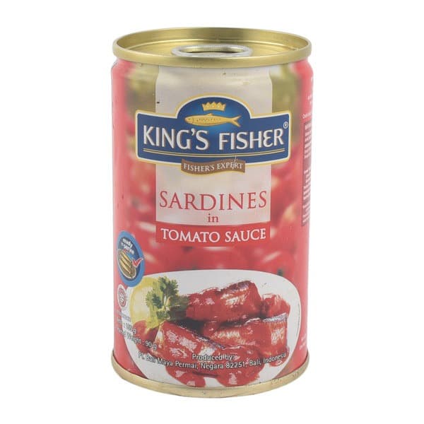 

sa2011aa Paket 3 Pcs King'S Fisher Sarden Mini Saus Tomat Makanan Kaleng 155 G Xa20X1