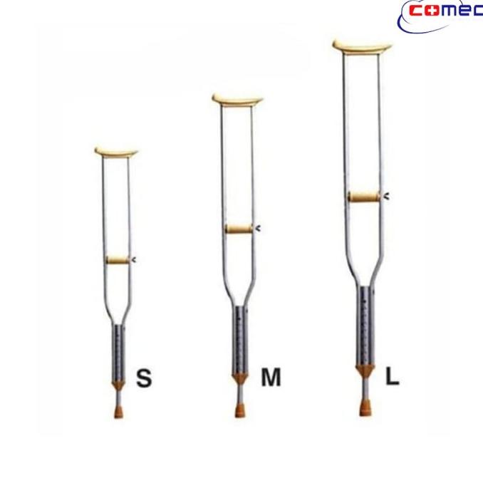 Tongkat Ketiak - Tongkat Bantu Jalan - Sepasang