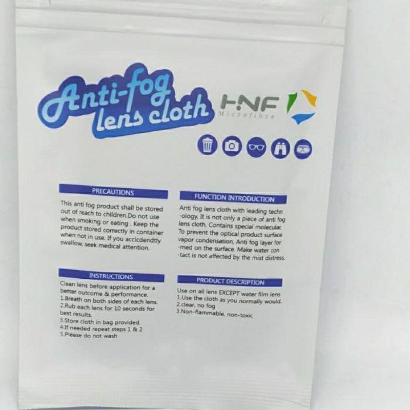 Kain Lap Anti Fog Anti Embun Lens Cloth by Yanshi / Lap kacamata anti embun anti fog yanshi