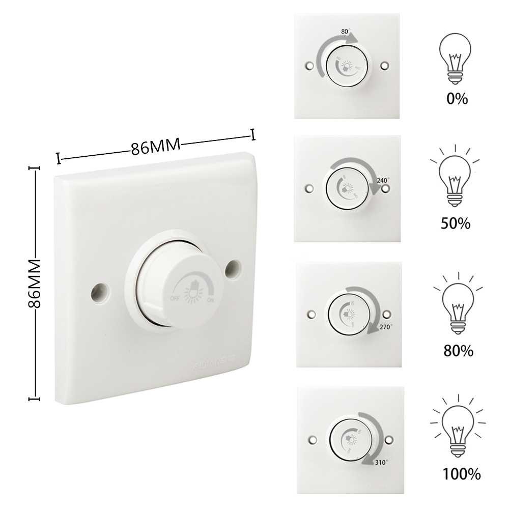 Qidian Saklar Dimmer Lampu