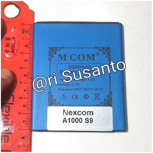 Battery Batre Baterai Double Power Mcom Nexcom A1000 S9