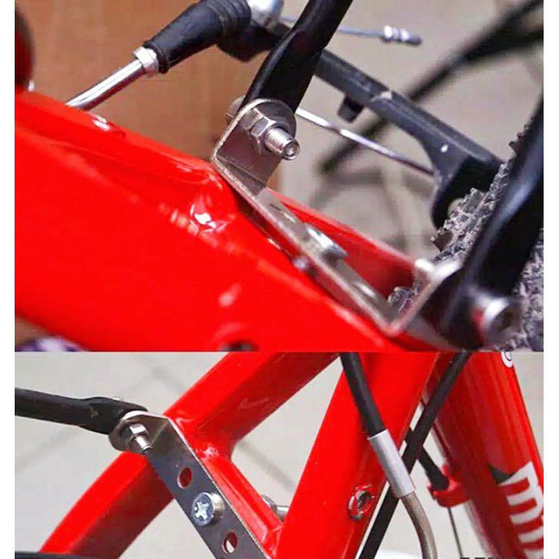 Bracket Adaptor Rack Belakang Sepeda Rear Pannier Carrier Rak Belakang Pembawa Bracket Belakang Sepe