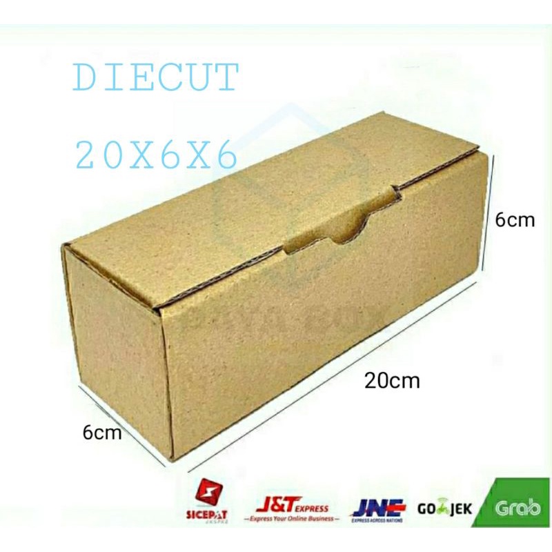 

TERMURAH BOX DIE_CUT UK20X6X6 BOX PACKAGING POLOS