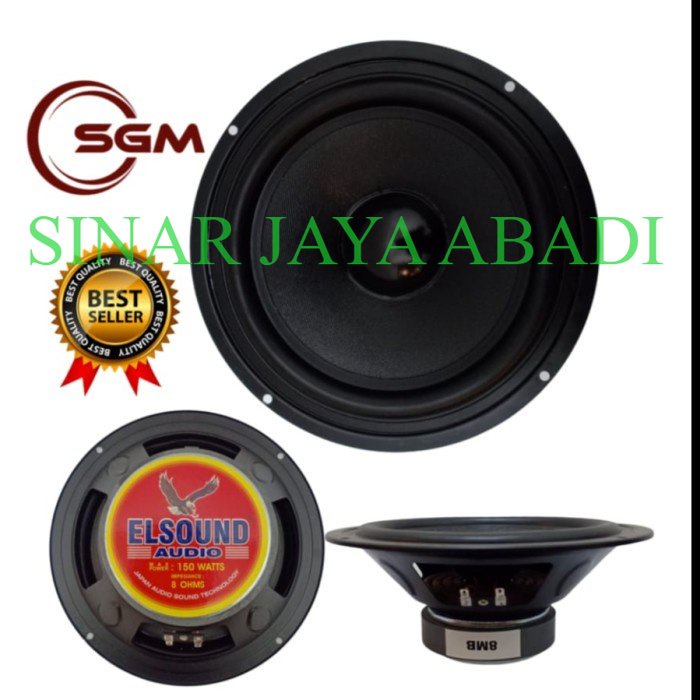 promo SPEAKER WOOFER /SPIKER WOFER 8 INCH ELSOUND