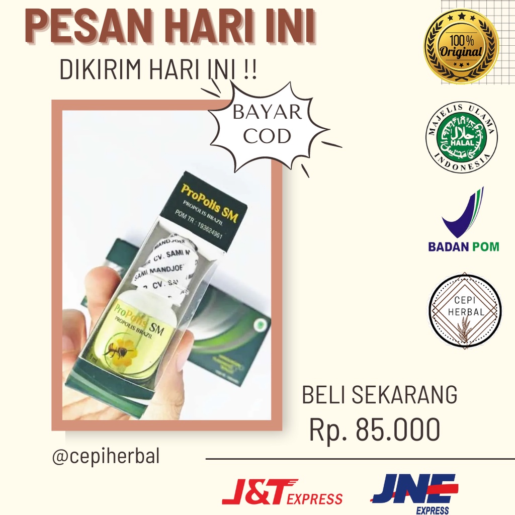 Propolis sm Original Asli - EKSTRAK PROPOLIS BRAZILIAN With Nano Technology