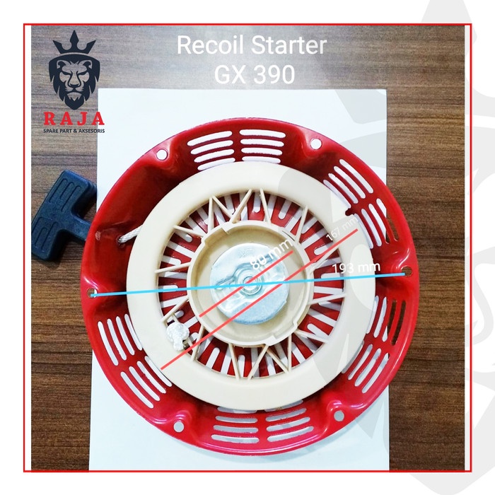 Recoil Starter mesin bensin GX 390