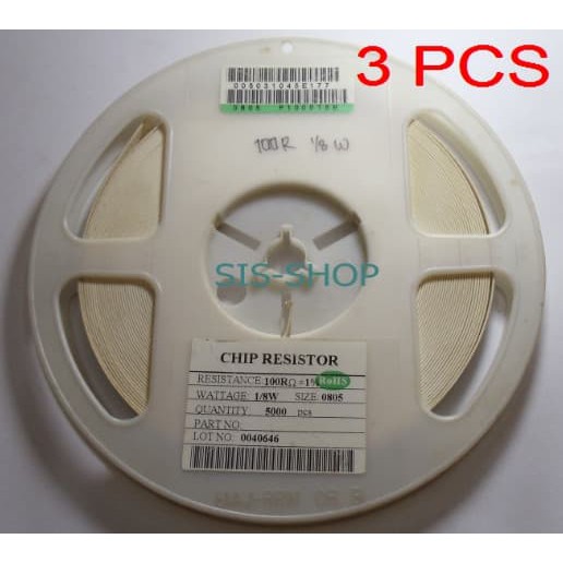 3 PCS Chip Resistor SMD 0805 / Resistor Chip SMD 0805 1% 1/8 WATT