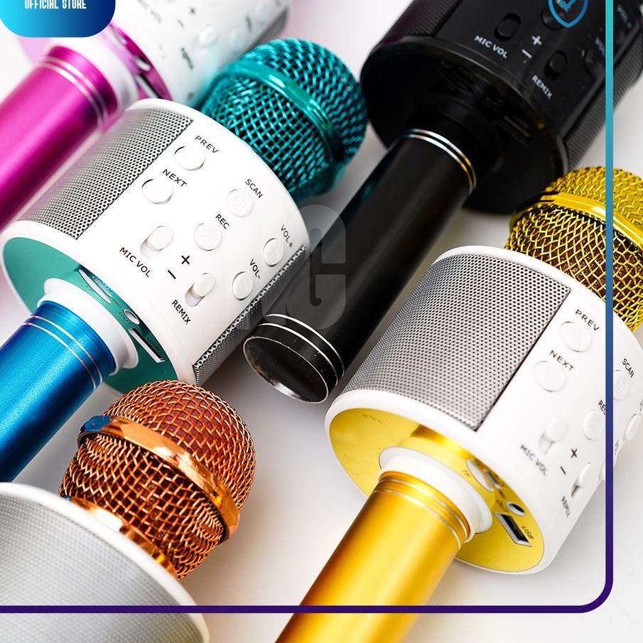֍ Mic Karaoke Mikrofon Wireless Bluetooth WSTER WS 858 WS-858 Mic Smule ➵