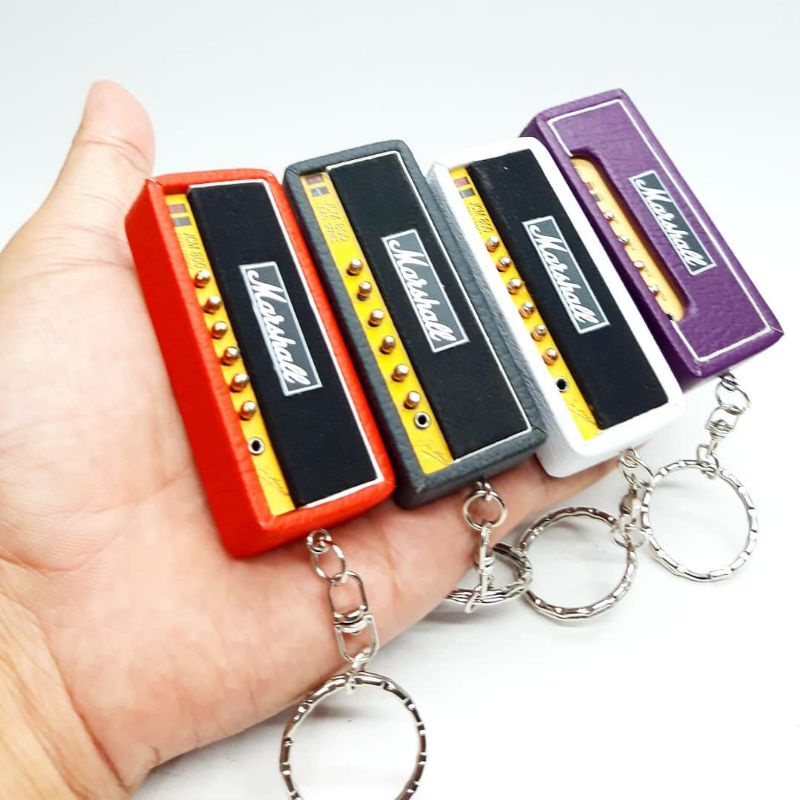 Gantungan kunci Miniatur Sound Amplifier Head Marshall JCM 800