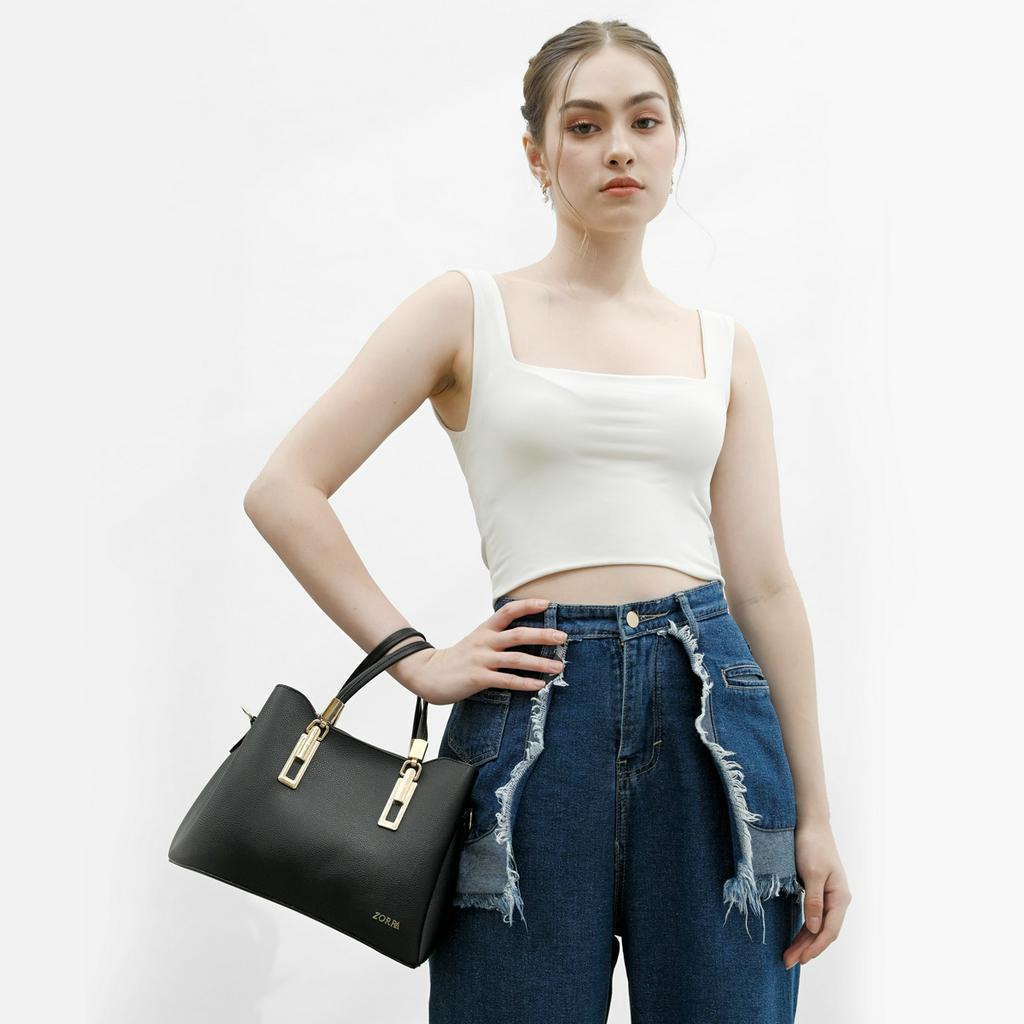Emma by ZORRA Tas Handbag Wanita Premium Kekinian Tas Tangan Jinjing Elegan Mewah untuk Tas Pesta Ko