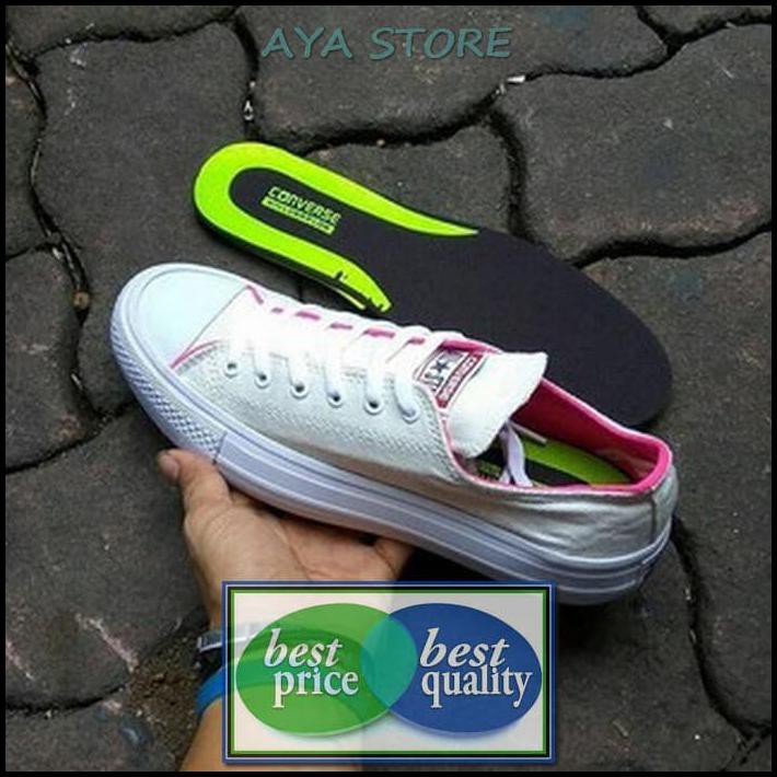 READY HOT PROMO TOKO NANA SEPATU WANITA CONVERSE ALL STAR CT2 WHITE PINK IMPORT VIET TERBAIK READY HOT PROMO TOKO NANA SEPATU WANITA CONVERSE ALL STAR CT2 WHITE PINK IMPORT VIET TERBAIK