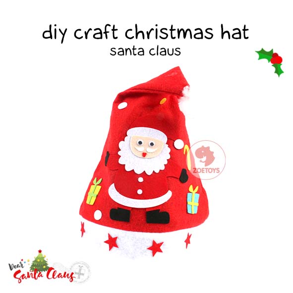 Zoetoys DIY Christmas Hat | Kit Kids Sewing Toy | Art n Craft Activity | Mainan Edukasi Anak | Cari Kado | Cari Kado Natal