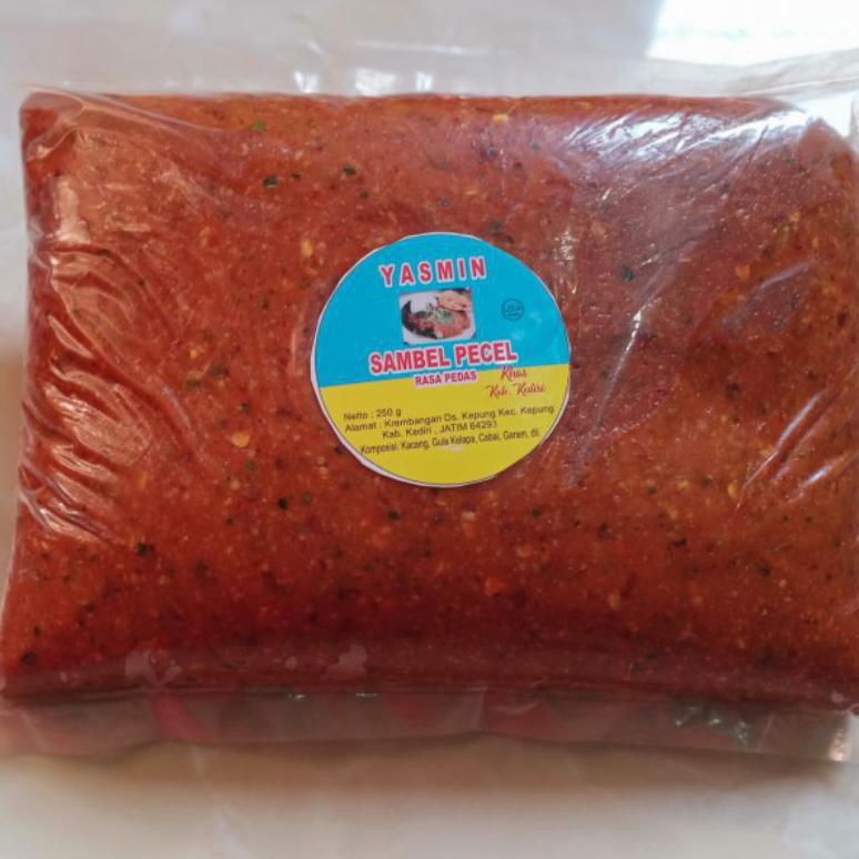 

Pasti Ready (1 Kg)Sambel Pecel Bumbu Pecel.Bumbu Kacang Yasmin Kab. Kediri 1000Gram.500