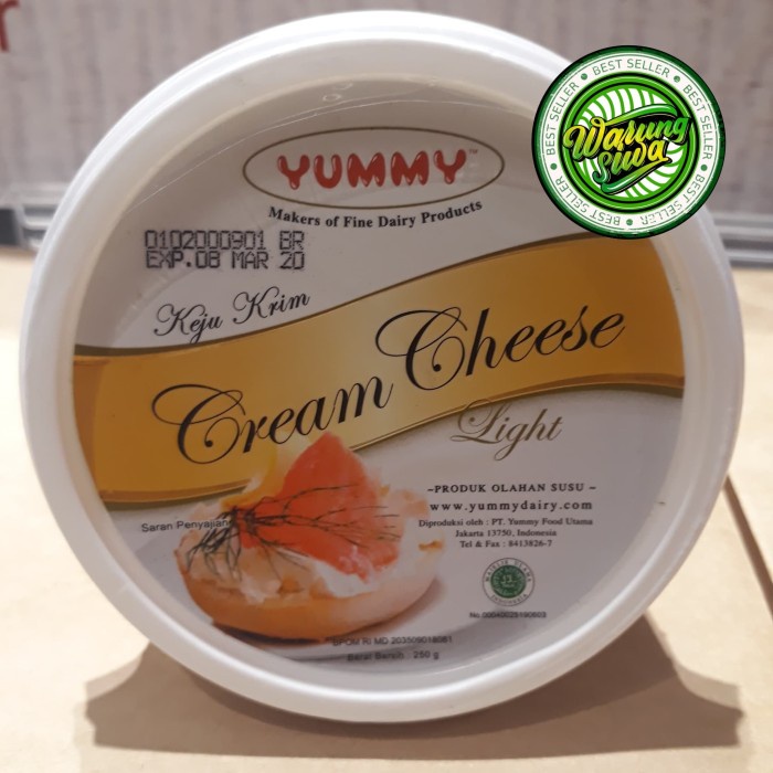 

Krim- Yummy Cream Cheese Light 250 Gram -Krim.