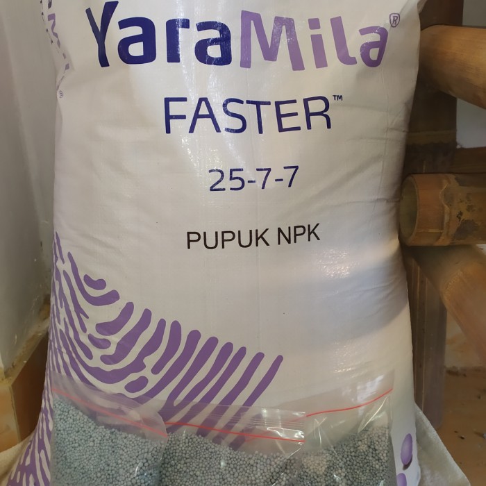 PUPUK NPK PERTUMBUHAN YARAMILA FASTER 25 7 7 REPACK 1KG