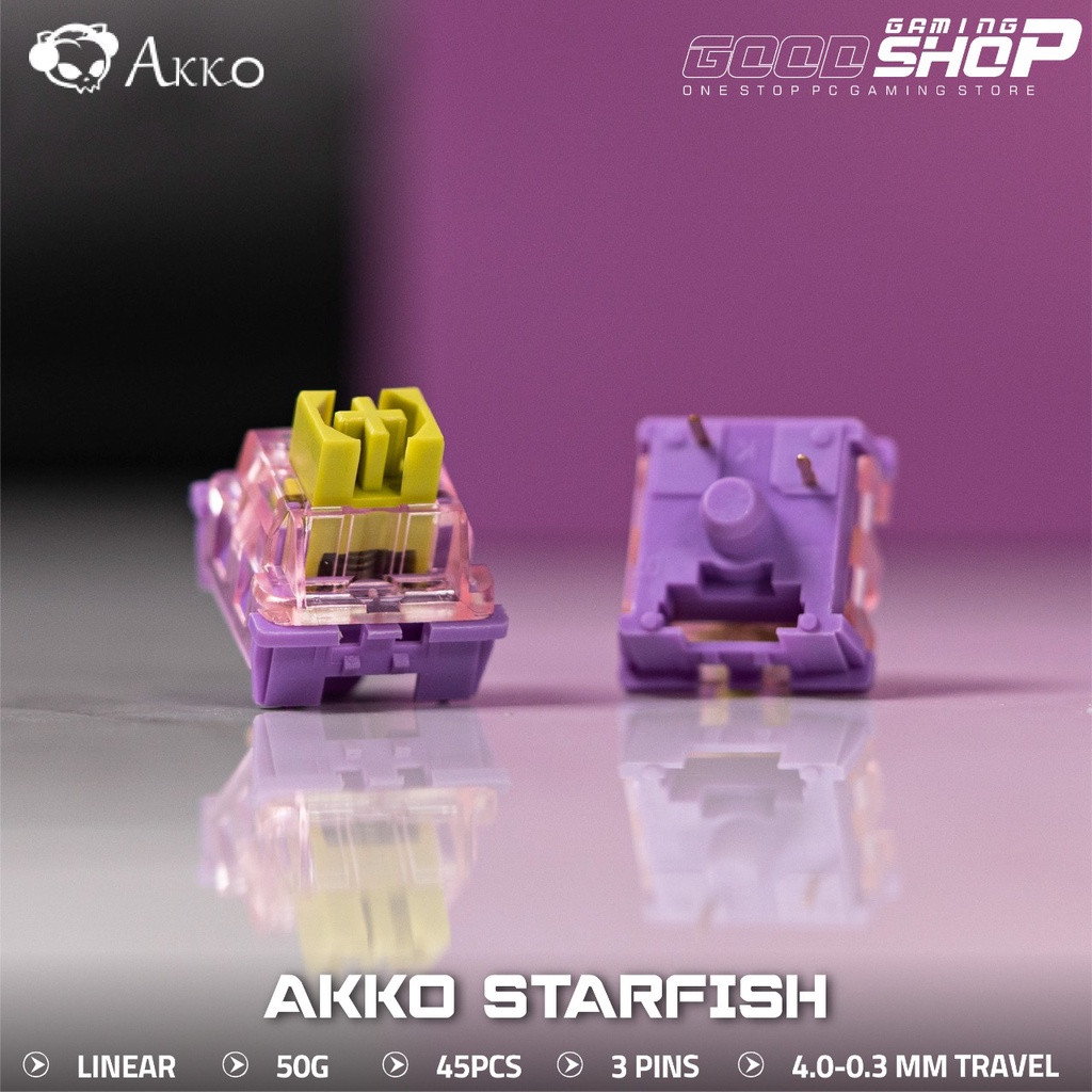 AKKO CS JELLY + SPONGE + STARFISH SWITCH MECHANICAL KEYBOARD (SATUAN)