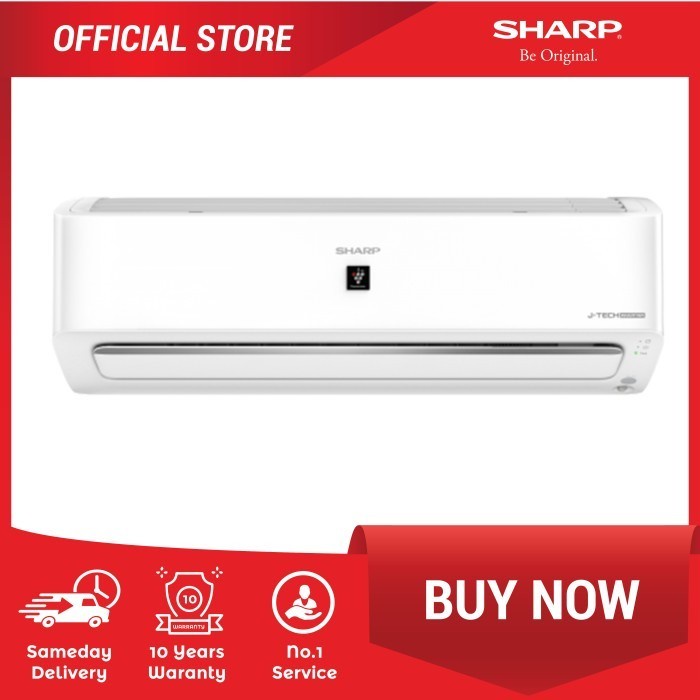 SHARP AC 1/2PK INVERTER AH-X6ZY + FREE AKSESORIS